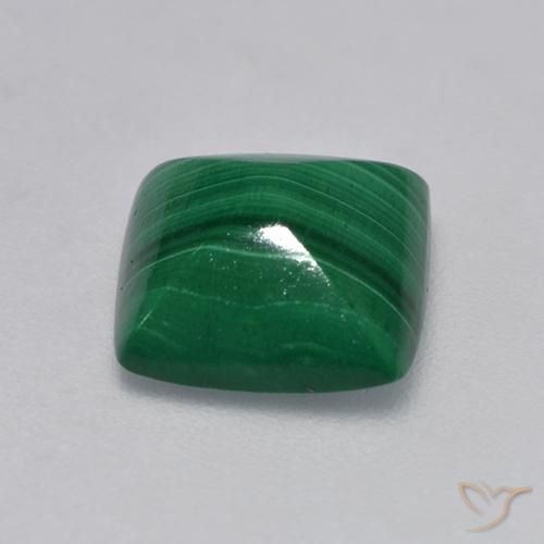 Malachite Gemstone in 9 x 9 mm (calibrated) Size for Sale, Malachite Stone in Green Color