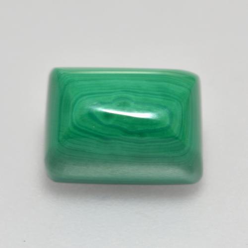 Vert moyen Malachite gemme - 3.3ct Baguette cabochon (ID: 559207)