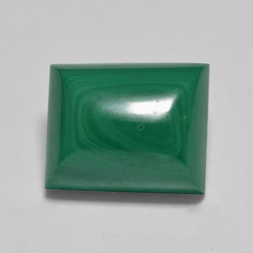 Multicolor Green Malachite Gem - 7.2ct Baguette Cabochon (ID: 559316)