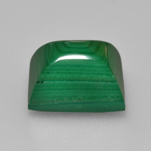 Malachite Gemstone in 9.6 x 7.9 mm Size for Sale, Malachite Stone in Medium Green Color