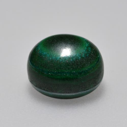Deep Green Malachite Gem - 2.3ct Oval Cabochon (ID: 559462)