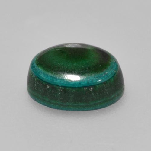 Malachite Gemstone in 6.9 x 5.7 mm Size for Sale, Malachite Stone in Multicolor Green Color