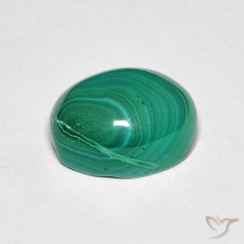 Malachite Gemstone in 9 x 7 mm (calibrated) Size for Sale, Malachite Stone in Green Color