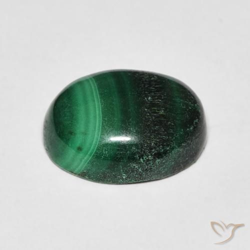 Malachite Gemstone in 10 x 8 mm (calibrated) Size for Sale, Malachite Stone in Green Color