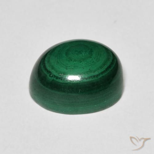Malachite Gemstone in 10 x 8 mm (calibrated) Size for Sale, Malachite Stone in Green Color