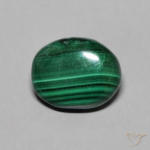 2.95 قيراط بيضاوي ملاكيت ، <cite dir="ltr" lang="en">9.4 x 7.6</cite> ملم من الكونغو, Photo A