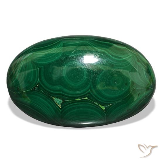 40.20ct Green Malachite, Oval, Opaque