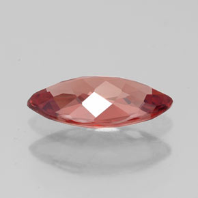 Malaya Garnet Gemstone in 12.6 x 6.5 mm Size for Sale, Malaya Garnet Stone in Rose Color
