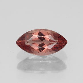 1.86 ct Pink Malaya Garnet Gemstone, Malaya Garnet Gem in Marquise Facet Shape for Sale.