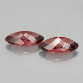 Malaya Garnet Gemstone in 11.5 x 6 mm Size for Sale, Malaya Garnet Stone in Rose Color