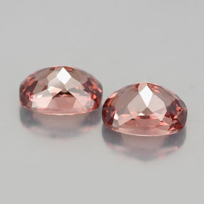 Malaya Garnet Gemstone in 7.1 x 5.1 mm Size for Sale, Malaya Garnet Stone in Rose Color