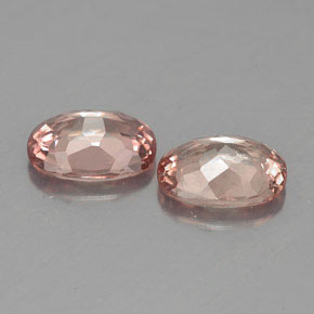 Malaya Garnet Gemstone in 7.2 x 5.2 mm Size for Sale, Malaya Garnet Stone in Champagne Color