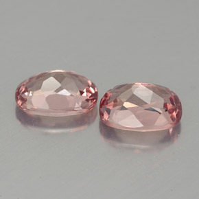 Malaya Garnet Gemstone in 7.3 x 5.2 mm Size for Sale, Malaya Garnet Stone in Light Rose Color