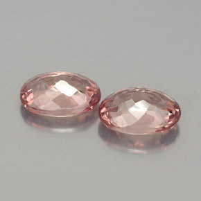 Malaya Garnet Gemstone in 7.2 x 5.2 mm Size for Sale, Malaya Garnet Stone in Light Rose Color