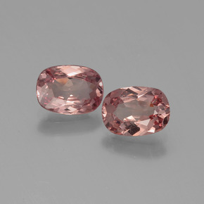 1.86 ct Pink Malaya Garnet Gemstone, Malaya Garnet Gem in Cushion-Cut Shape for Sale.