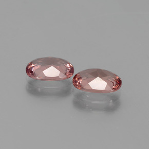 Malaya Garnet Gemstone in 7.1 x 5.2 mm Size for Sale, Malaya Garnet Stone in Pinkish Rose Color