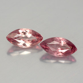 1.50 ct Pink Malaya Garnet Gemstone, Malaya Garnet Gem in Marquise Facet Shape for Sale.