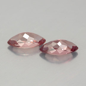 Malaya Garnet Gemstone in 8 x 4 mm (calibrated) Size for Sale, Malaya Garnet Stone in Pinkish Rose Color