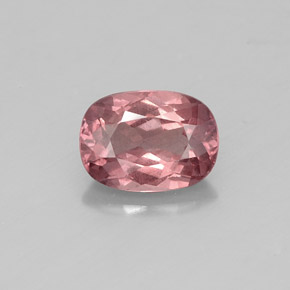 1.10 ct Pink Malaya Garnet Gemstone, Malaya Garnet Gem in Cushion-Cut Shape for Sale.