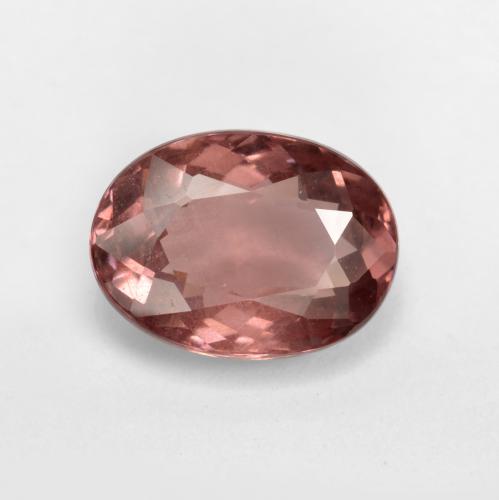 Rosa rosa Granato Malaya Gem - 1.1ct Ovale sfaccettato (ID: 325656)