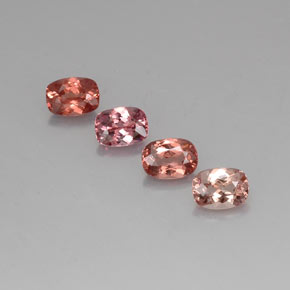 4.77 ct Multicolor Malaya Garnet Gemstone, Malaya Garnet Gem in Cushion-Cut Shape for Sale.