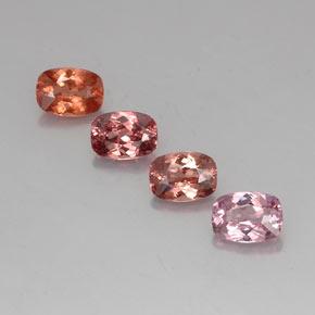 Многоцветный Гранат Малайя Камень - 1.1ct Огранка Подушечка (ID: 325774)