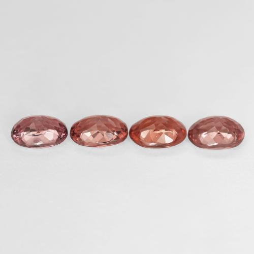 Malaya Garnet Gemstones in 7 x 5 mm (calibrated) Size for Sale, Malaya Garnet Stones in Warm Red Color