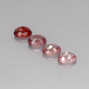Malaya Garnet Gemstones in 7 x 5 mm (calibrated) Size for Sale, Malaya Garnet Stones in Multicolor Color