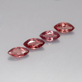 5.36 ct Pink Malaya Garnet Stone, Natural Malaya Garnet in Marquise Facet Shape for Sale