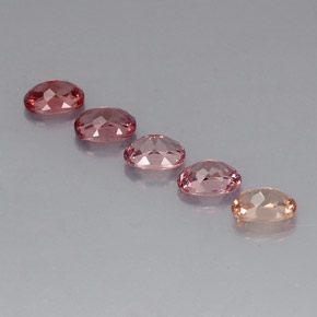 Malaya Garnet Gemstones in 7 x 5 mm (calibrated) Size for Sale, Malaya Garnet Stones in Multicolor Color