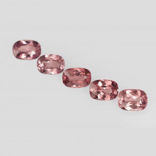 5.43 ctw Pink Malaya Garnet Stones, Natural Malaya Garnet in Cushion-Cut Shape for Sale