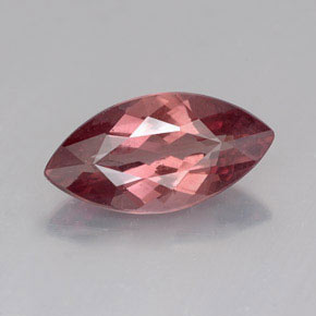 2.63 ct Pink Malaya Garnet Gemstone, Malaya Garnet Gem in Marquise Facet Shape for Sale.