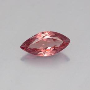 1.17 ct Pink Malaya Garnet Gemstone, Malaya Garnet Gem in Marquise Facet Shape for Sale.