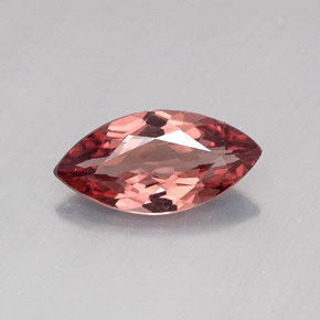 1.74 ct Pink Malaya Garnet Gemstone, Malaya Garnet Gem in Marquise Facet Shape for Sale.