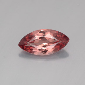 1.51 ct Pink Malaya Garnet Gemstone, Malaya Garnet Gem in Marquise Facet Shape for Sale.