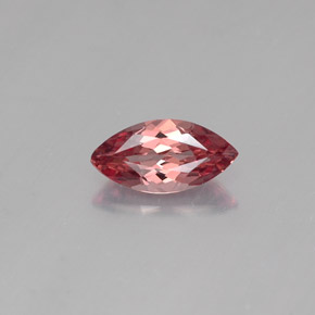 0.61 ct Pink Malaya Garnet Gemstone, Malaya Garnet Gem in Marquise Facet Shape for Sale.