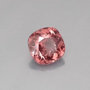 1.36 ct Pink Malaya Garnet Stone, Natural Malaya Garnet in Cushion-Cut Shape for Sale