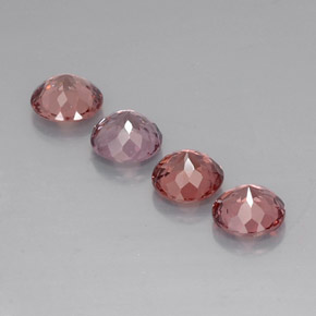 Malaya Garnet Gemstone in 6.2 mm Size for Sale, Malaya Garnet Stone in Multicolor Color