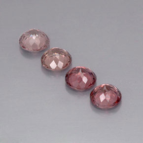 Malaya Garnet Gemstones in 6 mm (calibrated) Size for Sale, Malaya Garnet Stones in Multicolor Color