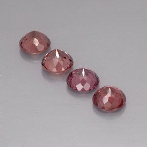 Malaya Garnet Gemstones in 6 mm (calibrated) Size for Sale, Malaya Garnet Stones in Multicolor Color