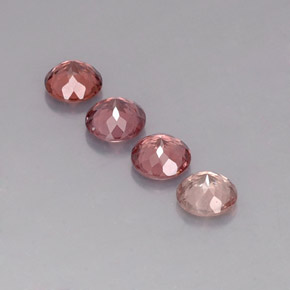 Malaya Garnet Gemstones in 5.7 mm Size for Sale, Malaya Garnet Stones in Multicolor Color
