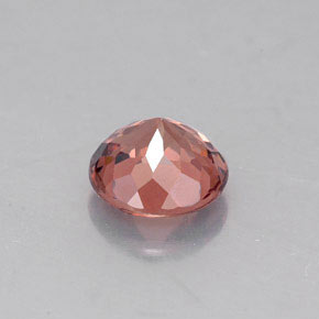 Malaya Garnet Gemstone in 6.5 mm (calibrated) Size for Sale, Malaya Garnet Stone in Pink Orange Color