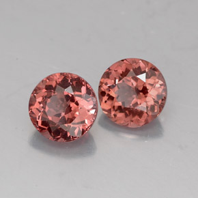2.38 ct Orange Malaya Garnet Stone, Natural Malaya Garnet in Round Facet Shape for Sale