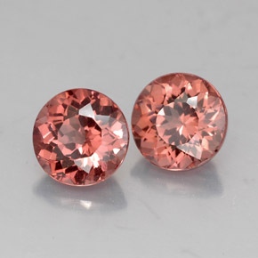 2.84 ct Orange Malaya Garnet Stone, Natural Malaya Garnet in Round Facet Shape for Sale