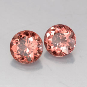 2.83 ct Orange Malaya Garnet Stone, Natural Malaya Garnet in Round Facet Shape for Sale