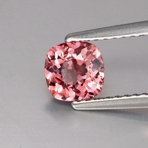 0.94 ct Pink Malaya Garnet Stone, Natural Malaya Garnet in Cushion-Cut Shape for Sale