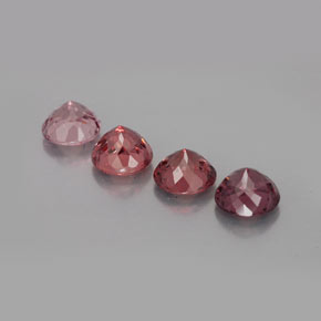 Malaya Garnet Gemstones in 6.5 mm (calibrated) Size for Sale, Malaya Garnet Stones in Multicolor Color