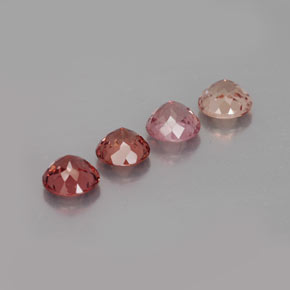Malaya Garnet Gemstones in 6 mm (calibrated) Size for Sale, Malaya Garnet Stones in Multicolor Color