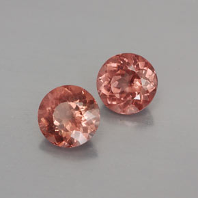 2.09 ct Orange Malaya Garnet Stone, Natural Malaya Garnet in Round Facet Shape for Sale