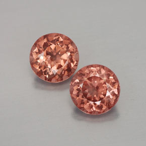 2.72 ct Orange Malaya Garnet Gemstone, Malaya Garnet Gem in Round Facet Shape for Sale.